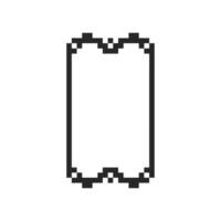 Elegant frame with a clean blank center vector