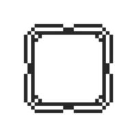 Minimalist canvas framed in modern elegance vector