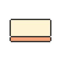 Blank canvas accented by an artistic edge vector