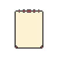 Simple empty canvas with a bold frame vector