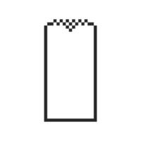 Clean minimalist canvas enclosed in a sleek design vector