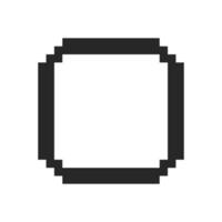Blank canvas accented by a stylish frame vector