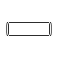 Simple blank canvas enclosed in a sleek frame vector