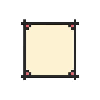 Crisp minimalist canvas enclosed in a chic frame