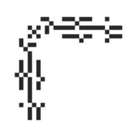 8-bit corner frame pattern vector