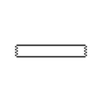 Minimalist blank canvas bordered by stylish curves vector