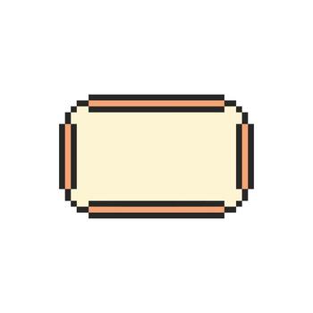 Plain canvas surrounded by an artistic frame vector