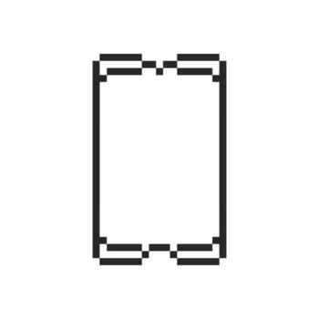 despejado lona con un elegante marco vector