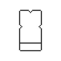 Blank canvas surrounded by an elegant modern frame vector