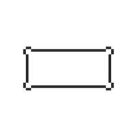 Blank canvas with an artistic frame vector