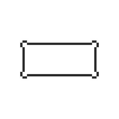 Blank canvas with an artistic frame