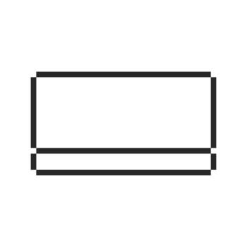 llanura lona enmarcado en refinado sencillez vector