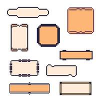 Subtle blank frame with a unique decorative touch vector