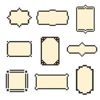 Stylish border with a blank center vector