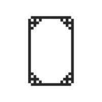 Simple canvas with a chic decorative frame vector