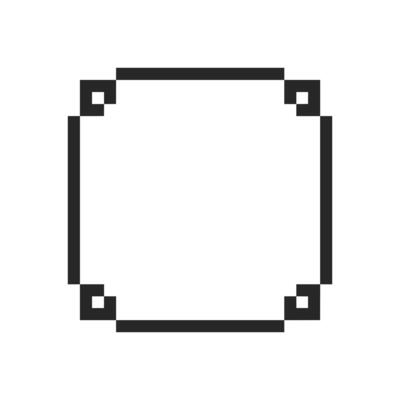 Blank center surrounded by a sleek modern frame