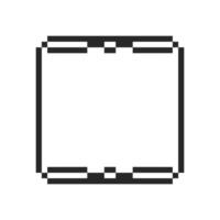 Clean-lined canvas with a decorative border vector