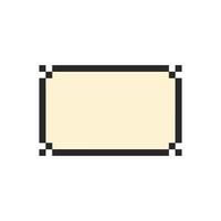 Understated canvas wrapped in a stylish frame vector