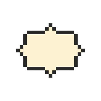 Crisp canvas with an ornamental frame vector