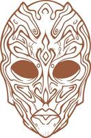 Abstract Undead Mask May 5th vector