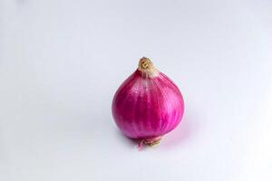 shallots isolated on white background photo