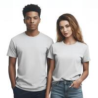 Clear t-shirt setup photo