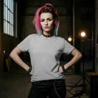 Raw canvas garment preview photo