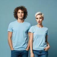Open concept t-shirt template photo