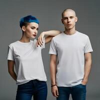 Blank slate tee mockup photo