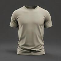 Unprinted t-shirt prototype photo