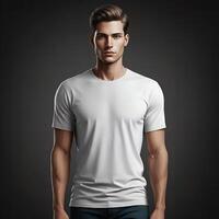 Blank tshirt mockup photo