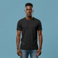Clean design t-shirt layout photo