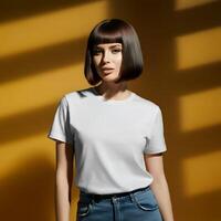 Empty shirt mockup photo