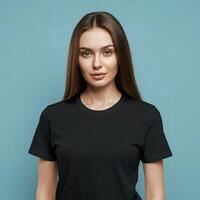 Simple t-shirt template design photo