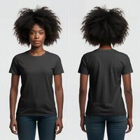 Blank tshirt mockup photo