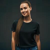 Base t-shirt display photo