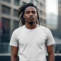 Unfilled t-shirt display photo