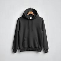 Open hoodie mockup canvas photo