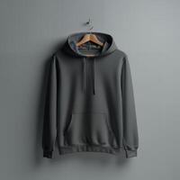 Plain hoodie layout with no print photo