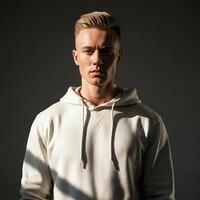 Blank hoodie figure photo