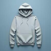 Blank fabric hoodie visualization photo