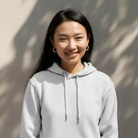 Open space hoodie template photo