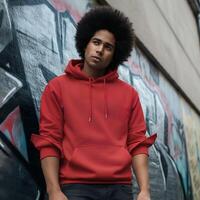 Blank hoodie sketch template photo