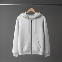 White label hoodie render photo