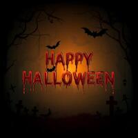 Nightmarish Halloween design photo
