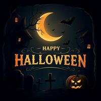 Webbed Halloween background photo