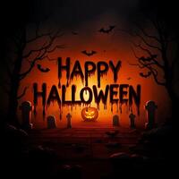 Enigmatic Halloween night photo