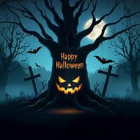 Shadowy Halloween design photo