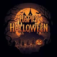 Gruesome Halloween atmosphere photo