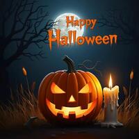 Wicked Halloween background photo